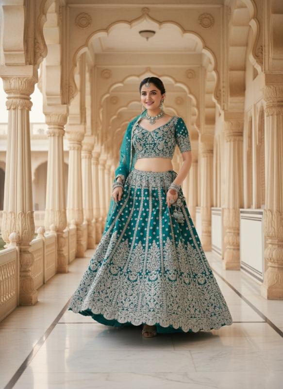 Kb Super Hit 1093 Butterfly Net Designer lehengha choli wholesale in Hyderabad